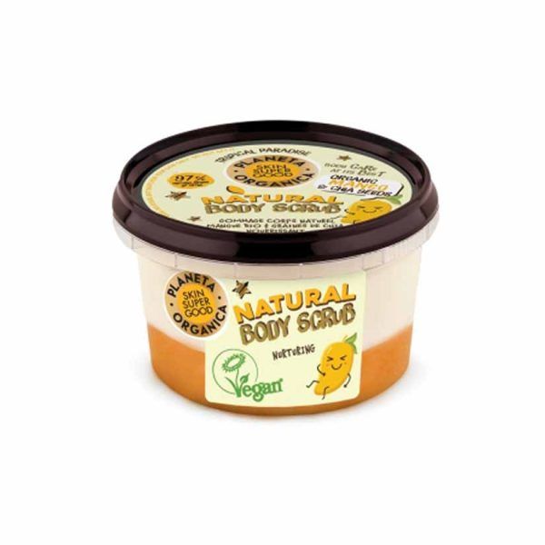 Natura Siberica-Planeta Organica Skin Super Good. Natural Body Scrub Organic Mango & Chia Seeds, 250 ml
