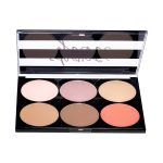 Mon Reve Face Shape Guru Palette παλέτα σμίλευσης προσώπου με αποχρώσεις για highlight, contour και blush 01 Light - Image 2