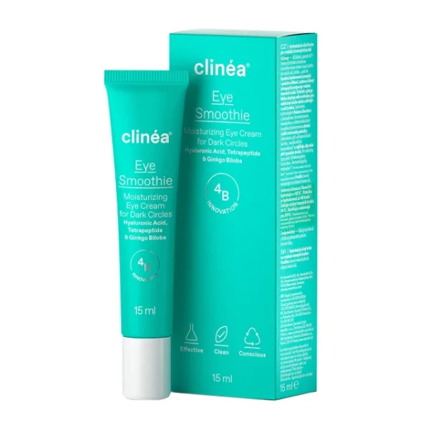 Clinea Eye Smoothie Ενυδατική Κρέμα Ματιών για τους Μαύρους Κύκλους, 15ml