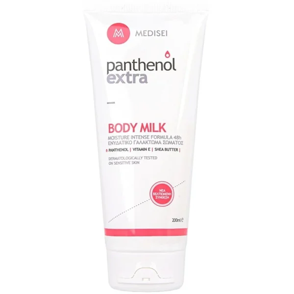 Panthenol Extra Body Milk 48ωρο Ενυδατικό Γαλάκτωμα Σώματος, 200ml