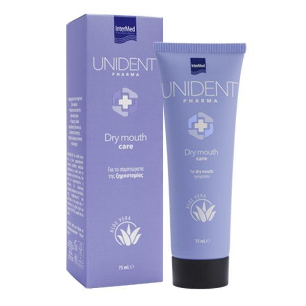 Intermed – Unident Pharma Dry Mouth Για τα Συμπτώματα της Ξηροστομίας 75ml