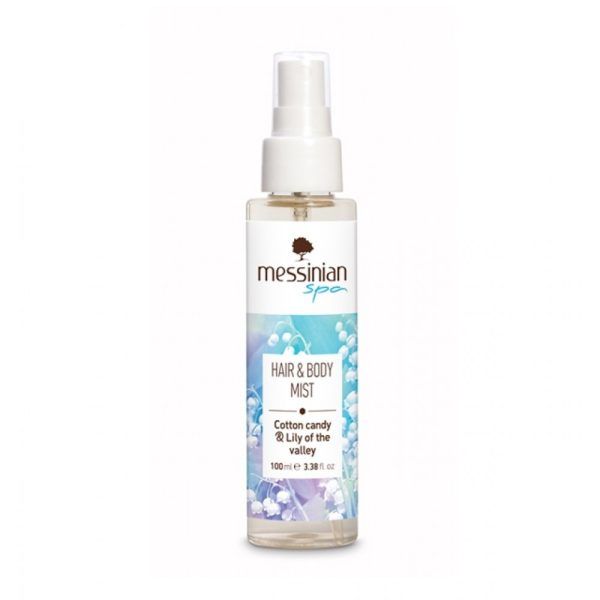 Messinian Spa Hair & Body Mist Cotoon Candy & Lily Αρωματικό Σπρέι Για Μαλλιά & Σώμα 100ml