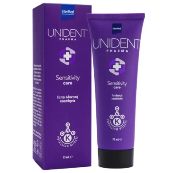 Intermed Unident Pharma Sensitivity Care Οδοντόκρεμα Για Ευαίσθητα Δόντια & Ούλα 75ml