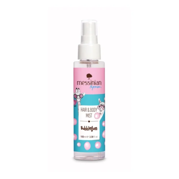 Messinian Spa Hair & Body Mist Bubblegum Αρωματικό Σπρέι για Μαλλιά & Σώμα Τσιχλόφουσκα 100ml