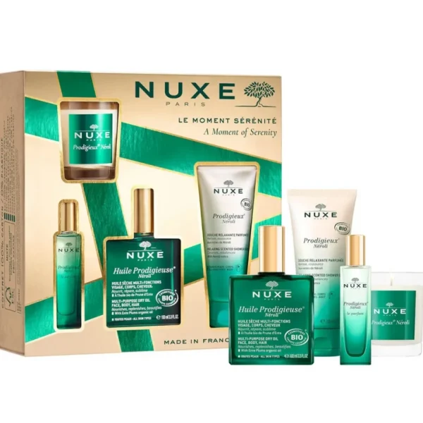 Nuxe Huile Prodigieuse Neroli, 100ml & Prodigieuse Άρωμα, 15ml & Prodigieuse Neroli Αφρόλουτρο, 100ml & Nuxe κερί, 70gr