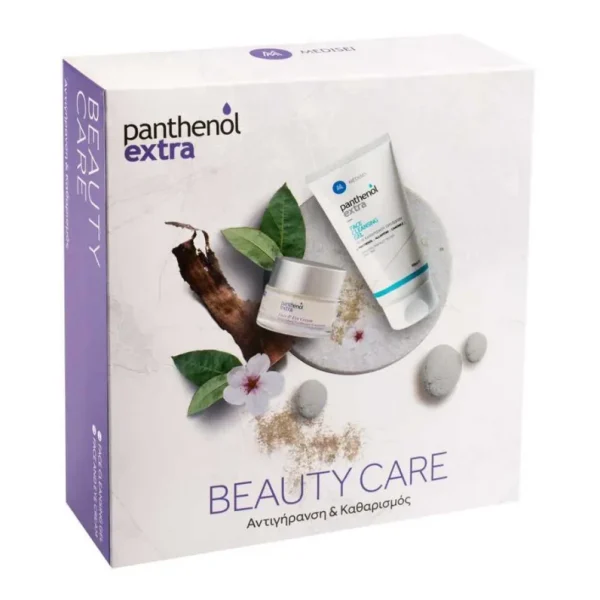 Panthenol Extra Promo Pack Face & Eye Cream Αντιρυτιδική Κρέμα για Πρόσωπο & Μάτια, 50ml & Face Cleansing Gel Τζελ Καθαρισμού Προσώπου, 150ml