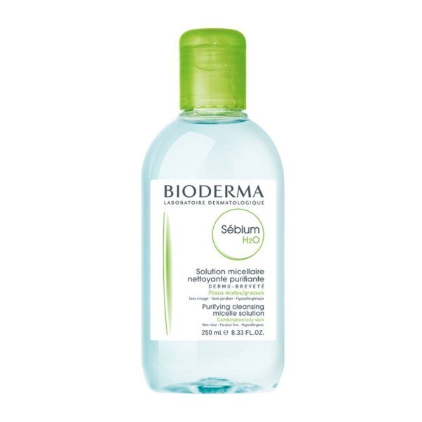 Bioderma Sebium H2O Διάλυμα Καθαρισμού & Ντεμακιγιάζ για Μικτές ή Λιπαρές Επιδερμίδες, 250ml