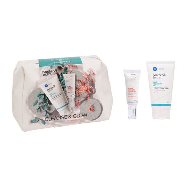 Panthenol Extra Promo Αφρώδες Gel Καθαρισμού 150ml και Αντιρυτιδική Κρέμα Προσώπου Με Ρετινόλη 30ml