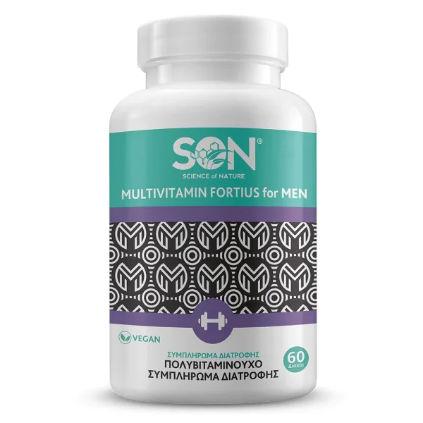 Science Of Nature Multivitamin Fortius for Men Πολυβιταμινούχο Συμπλήρωμα Διατροφής 60 Κάψουλες