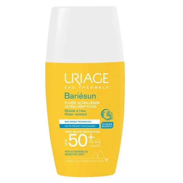 Uriage Bariesun Ultra Fluid Λεπτόρευστο Αντιηλιακό Προσώπου SPF50+, 30ml