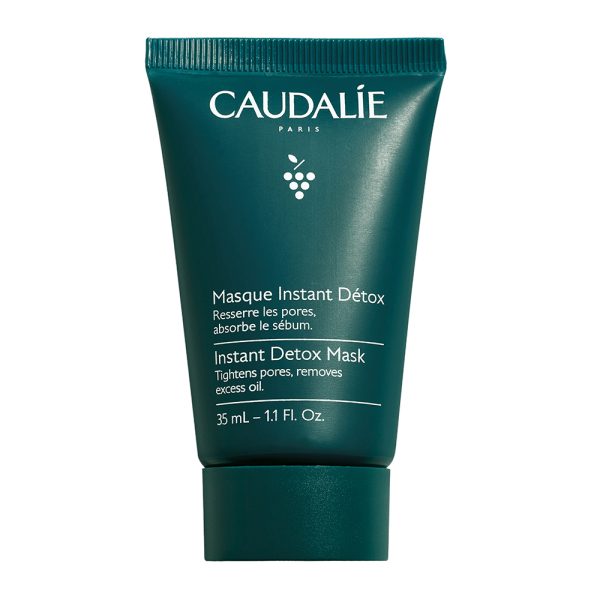 Caudalie Instant Detox Mask Μάσκα Αποτοξίνωσης με Ροζ Άργιλο, 35ml