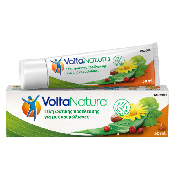 VoltaNatura Gel Για Καταπονημένους Μύες - Μώλωπες Και Διαστρέμματα Με Φυσικά Συστατικά, 50ml