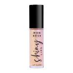 Mon Reve Shiny Lips Ενυδατικό, ultra-shiny lip gloss μεγάλης διάρκειας 08 Pearl