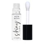 Mon Reve Shiny Lips Ενυδατικό, ultra-shiny lip gloss μεγάλης διάρκειας 01 Clear - Image 2