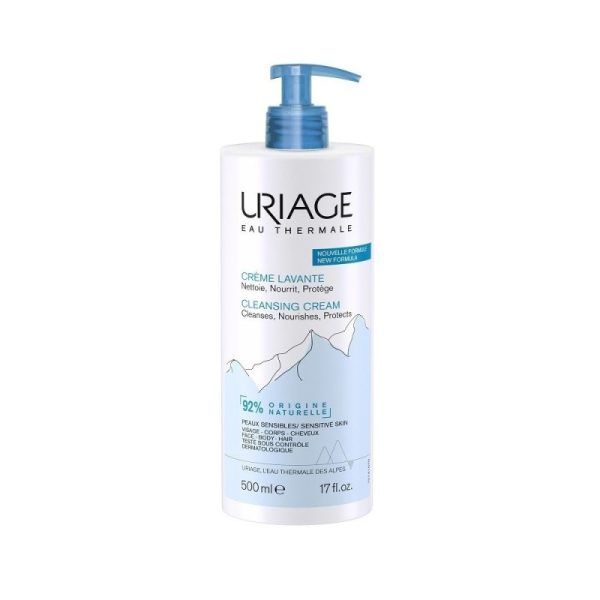 Uriage Eau Thermale Cleansing Cream Κρέμα Καθαρισμού Και Θρέψης για Πρόσωπο και Σώμα 500ml