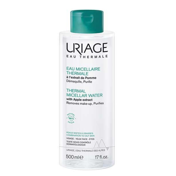 Uriage Micellar Water Νερό Καθαρισμού για Λιπαρή-Μεικτή Επιδερμίδα 500ml