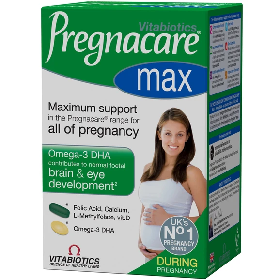 Vitabiotics Pregnacare Max Συμπλήρωμα για τη Μέγιστη Διατροφική Υποστήριξη των Γυναικών κατά την Περίοδο της Εγκυμοσύνης, 56 tabs + 28 caps