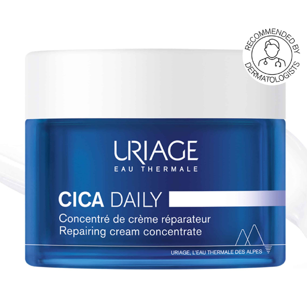 Uriage Cica Daily Repairing Cream Concentrate Επανορθωτική Κρέμα Προσώπου, 50ml