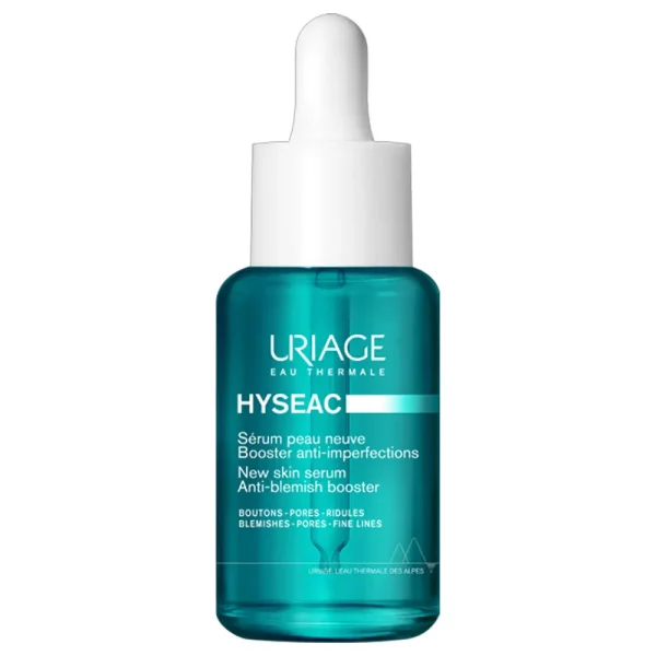 Uriage Hyseac New Skin Serum Anti-blemish Booster Ορός Προσώπου που Λειαίνει, Μειώνει τη Λιπαρότητα & Συσφίγγει τους Πόρους, 30ml