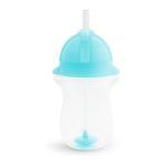 Munchkin Tip N Sip Tall - Blue Ποτήρι Εκπαιδευτικό 296ml Με Καλαμάκι