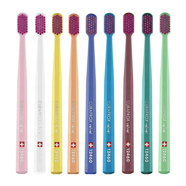 Curaprox Velvet 12460 Ultra Soft Οδοντόβουρτσα Πολύ Μαλακή, 1τεμ