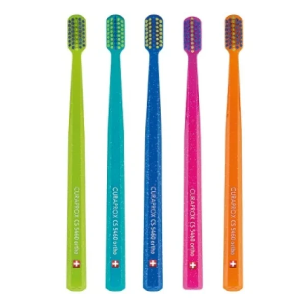 Curaprox CS 5460 Ortho Ultra Soft Οδοντόβουρτσα για Σιδεράκια με Glitter, 1τεμ.