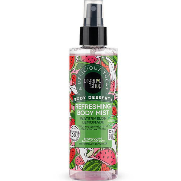 Organic Shop by Natura Siberica Body Desserts Watermelon Lemonade Αναζωογονητικό Body Mist, 200ml