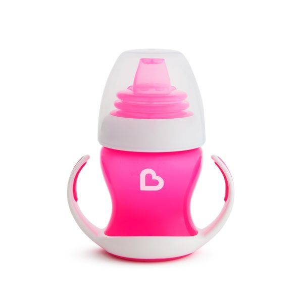 Munchkin Εκπαιδευτικό ποτηράκι Ροζ - Gentle First Cup Pink 118ml.
