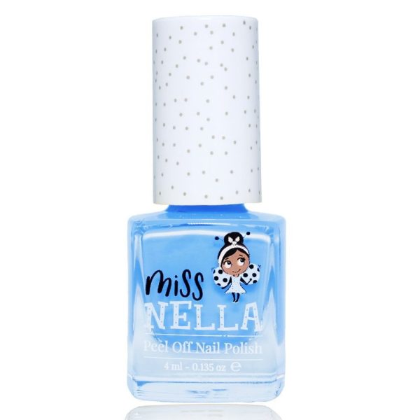 Miss Nella Peel Off Nail Polish , 4ml - Blue Bell Παιδικό, μη Τοξικό Βερνίκι Νυχιών με Βάση το Νερό