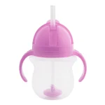 Munchkin Ποτήρι με καλαμάκι 207ml Tip & Sip Cup Purple