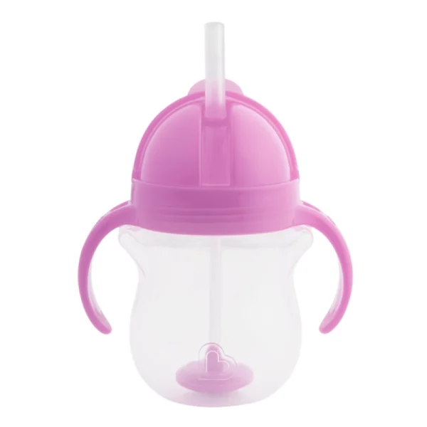 Munchkin Ποτήρι με καλαμάκι 207ml Tip & Sip Cup Purple