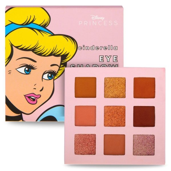 Mad Beauty Disney Mini Eyeshadow Palette Cinderella Παλέτα με 9 Σκιές Ματιών 1 τμχ