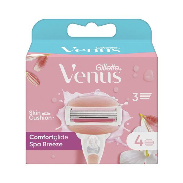 Gillette Venus Spa Breeze Ανταλλακτικές Κεφαλές 4τμχ