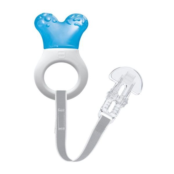 Mam Mini Cooler & Clip 2m+ Πολυκρίκος Οδοντοφυΐας με Νερό & Κορδέλα Στήριξης Μπλε