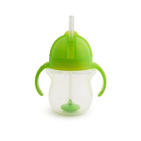 Munchkin Tip & Sip Ποτήρι με Λαβές 6m+ 207ml Πράσινο