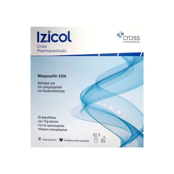 Cross Pharma Izicol Κατά της Δυσκοιλιότητας 20 φακελάκια x 12gr