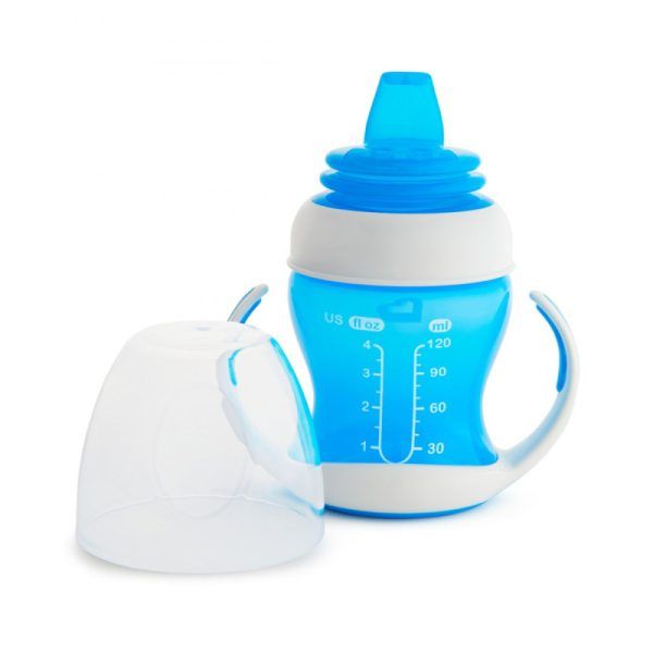 Munchkin Gentle First Cup Blue Ποτήρι Εκπαιδευτικό 118ml