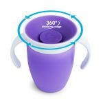 Munchkin Miracle 360°Purple Ποτήρι Εκπαιδευτικό 207ml - Image 2