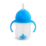 Munchkin Tip & Sip Cup Blue Παιδικό Χρωματιστό Κύπελλο Με Ενσωματωμένο Καλαμάκι 1 τεμάχιο