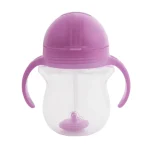 Munchkin Ποτήρι με καλαμάκι 207ml Tip & Sip Cup Purple - Image 2