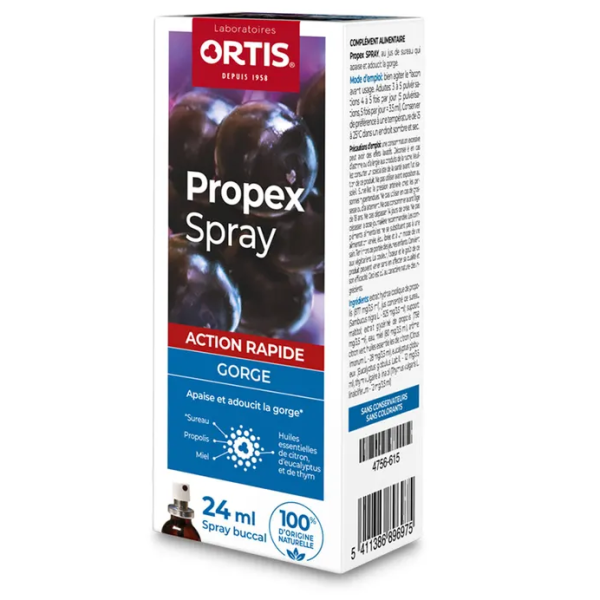 Ortis Propex Spray Καταπραΰνει & Μαλακώνει τον Λαιμό 24ml