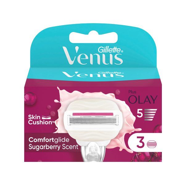 Gillette Venus Spa Breeze Sugarberry Κασέτες 3 Τεμαχίων