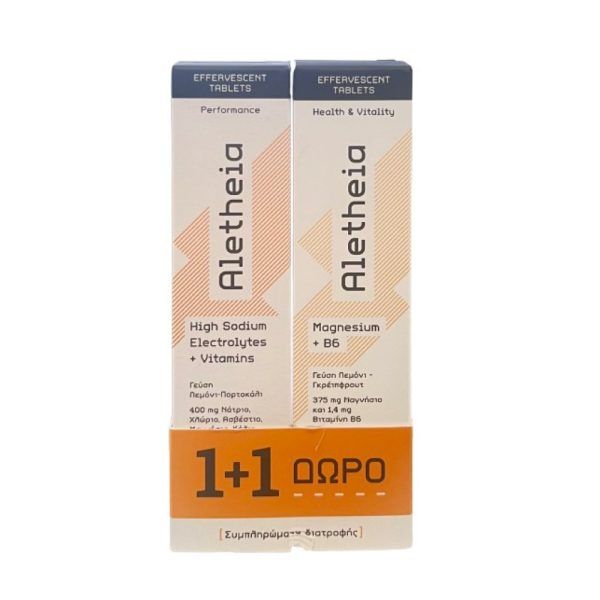 Vican Aletheia High Sodium Electrolytes & Vitamins 18 δισκία + Magnesium & Β6 20 δισκία