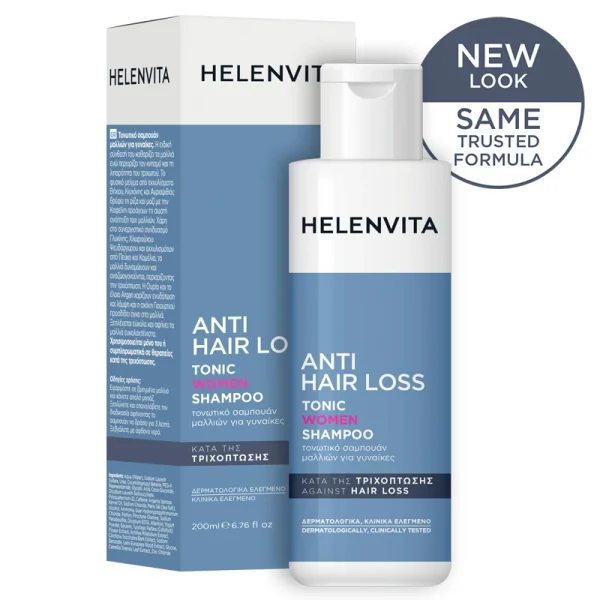 Helenvita Anti Hair Loss Tonic Women Shampoo Τονωτικό Σαμπουάν για Γυναίκες κατά της Τριχόπτωσης, 200ml