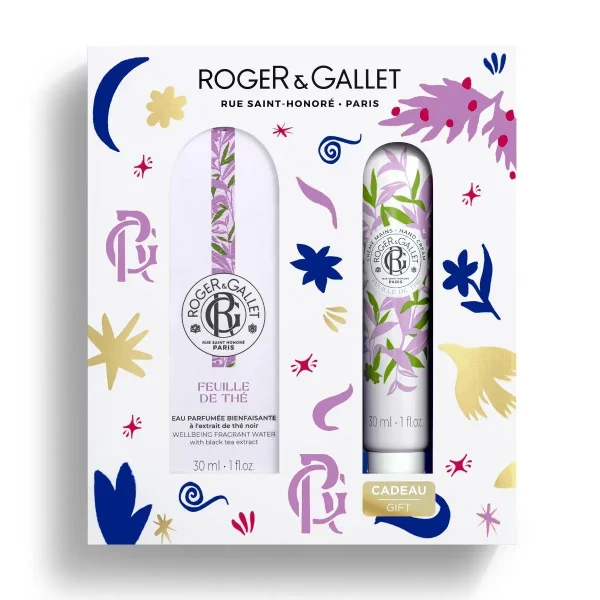 Roger&Gallet Set Feuille de The Wellbeing Fragrant Water Άρωμα, 30ml & Δώρο Κρέμα Χεριών, 30ml