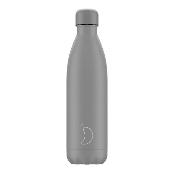 Chillys All Matte Grey Μπουκάλι Θερμός 750ml