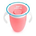 Munchkin Miracle 360 Pink Ποτήρι Εκπαιδευτικό 207ml - Image 2