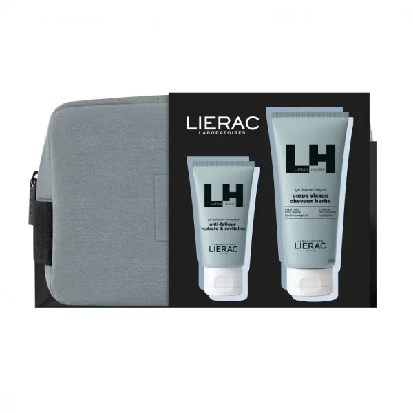Lierac Ανδρικό Set Homme Anti-Fatigue, Hydrate & Revitalise Gel Ενυδατικό Τζελ για Τόνωση, 50ml & Homme Gel Douche Integral Αφρόλουτρο, 200ml
