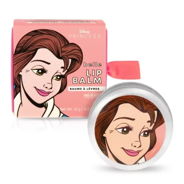 Mad Beauty Disney Princess Belle Lip Balm Ενυδατικό Χειλιών με την Πεντάμορφη 12gr