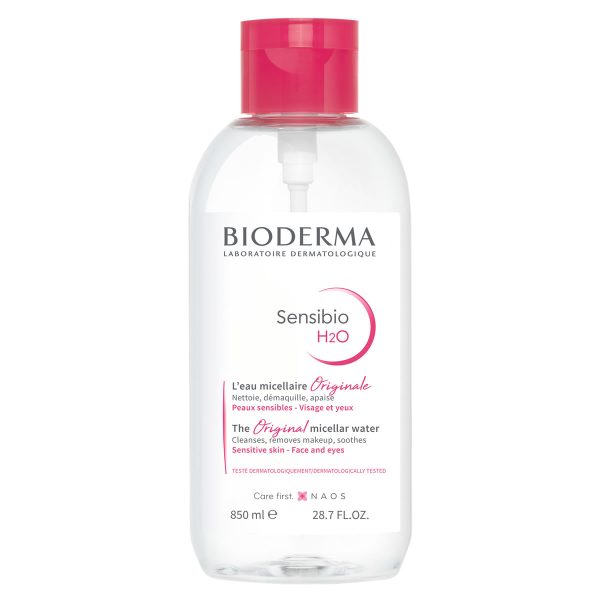 Bioderma Sensibio H2O Διάλυμα Καθαρισμού με Αντίστροφη Αντλία, 850ml